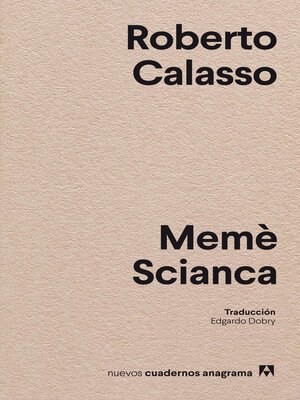 cover image of Memè Scianca